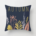 Axyaa Autumn Cartoon Pillowcase 45X45CM for Home Sofa Decor