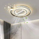 Axyaa Modern Remote Control Ceiling Fan Light Fixture for Living Room