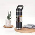 Axyaa Stainless Steel Thermal Bottle for Hot/Cold Drinks, Leakproof, Portable, 27oz/37oz, Outdoor & Travel