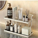 Axyaa Acrylic 2-Layer Spice Rack: Versatile Countertop Organizer for Condiments and Herbs