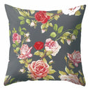 Axyaa Tree Flower Plant Landscape Print Pillow Cover 45X45CM