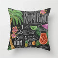 Axyaa Coffee Burger Wine Pie Juice Cushion Cover 45x45cm