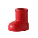 Axyaa Ceramic Boot Vase Pen Holder Tabletop Storage Home Decoration Accessory