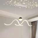 Axyaa Nordic Minimalist Long Strip Chandelier for Home, Restaurant, Bar, Kitchen, Bedroom, Living Room