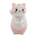 Axyaa Cat Ceramic Mug Set: Spoon, Lid, Hand-painted, Coffee, Tea, Novelty Gift