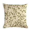 Axyaa Floral Bird Linen Pillowcase 45*45cm for Home Decor and Comfort