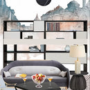 Axyaa White Marble Modern Luxury Table Lamp for Home Decor
