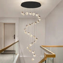 Axyaa Crystal Chandeliers: Modern LED Ceiling Lighting for Living Room