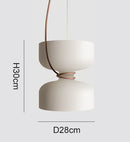 Nordic Cream Chandelier by Axyaa: Small LED Pendant for Restaurant and Bar