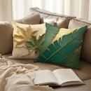 Axyaa Leaf Printed Pillowcase - Modern Home Room Decor Sofa Cushion Cover