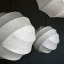 Axyaa Wabi Sabi Silk Ball Pendant Lamp - Minimalist Japanese Style Light