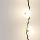 Axyaa Modern Iron Art Sphere Floor Lamp for Living Room, Garden Cafe, Study - Standing Light