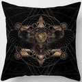 Axyaa Dark World Tree Print Pillow Cover - Home Decor Essential