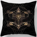 Axyaa Dark World Tree Print Pillow Cover - Home Decor Essential