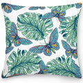 Axyaa Butterfly Flower Cushion Cover - Elegant Home & Office Decor