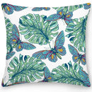 Axyaa Butterfly Flower Cushion Cover - Elegant Home & Office Decor