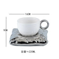 Axyaa Ceramic Coffee Cup Set: European Afternoon Tea, Breakfast Saucer, Dessert Plate, Gift