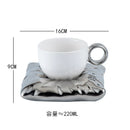 Axyaa Ceramic Coffee Cup Set: European Afternoon Tea, Breakfast Saucer, Dessert Plate, Gift