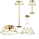 Axyaa Nordic Flower LED Chandelier for Modern Home Decor