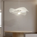 Axyaa Nordic Hat Pendant Lamps in White Fabric for Indoor Lighting