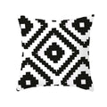 Axyaa Plaid Geometric Wave Stripe Checkerboard Print Throw Pillow Case