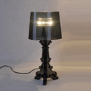 Axyaa Clear Acrylic Baroque Accent Table Lamp for Living Room or Bedroom