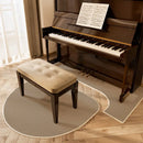 Axyaa Piano Insulation Mat Set Solid Color Irregular Creative Rug Easy Care Rugs