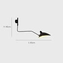 Axyaa Long Arm LED Wall Sconce with Adjustable Angle