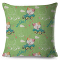 Axyaa Cat Cushion Cover: Decorative Linen Pillow for Home, Sofa, Children's Room