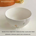 Axyaa Flower Ceramic Relief Dinner Plate Set for Pasta, Bread, Dessert - Restaurant Tableware