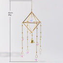Axyaa Rainbow Star Moon Wind Chimes Sun Catcher Outdoor Home Garden Car Pendant