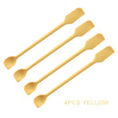 Axyaa Double Head Silicone Spatula Set for Jar Makeup & Cake - 4Pcs
