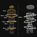 Axyaa Modern Luxury Staircase & Living Room Pendant Lights for Indoor Lighting