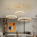 Luxury Crystal LED Chandelier by Axyaa for Home Decor & Dining