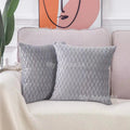 Axyaa Soft Solid Color Cushion Cover Set Luxury Home Decor Sofa Seat Pillow Case