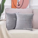 Axyaa Soft Solid Color Cushion Cover Set Luxury Home Decor Sofa Seat Pillow Case