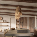 Axyaa Rattan LED Pendant Lights for Dining Room and Bar