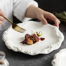 Axyaa Rockpattern Swing Plate Vegetable Plate Ceramic Tableware