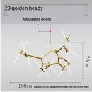 Axyaa Satellite LED Chandelier for Home Decor Lighting