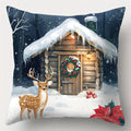 Christmas Snow View Pillowcase - Axyaa Branded Cozy Home Decor