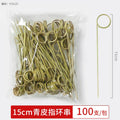 Axyaa Bamboo Fruit Stick 100pcs Pack for Dessert Decor - High Temp Disinfection