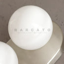 Axyaa Modern Chrome Glass Ball Wall Lamp for Bedroom and Living Room