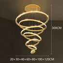 Axyaa LED Pendant Chandeliers for Staircase | Modern Home Decor Hanging Light