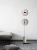 Axyaa Modern Marble Base Floor Lamp: Creative Home Decoration for Living Room & Bedroom