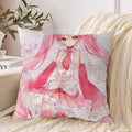 Axyaa 40*40 Hatsune Miku Pillow Cover Set for Stylish Bed Decor
