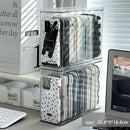 Axyaa Phone Case & Cable Organizer Box with Transparent Lid & Dustproof Design