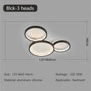 Axyaa Circle LED Ceiling Lights Modern Creative Design for Living Room Hall Bedroom