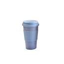 Axyaa Wheat Straw Fiber Silicone Coffee Cup with Lid