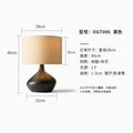 Axyaa Resin LED Table Lamp: Minimalist Retro Wabi-sabi Design for Living Room and Bedroom