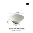 Axyaa Rock Grain Soup Bowl, Bamboo Hat Salad Bowl, Ceramic Noodle Bowl